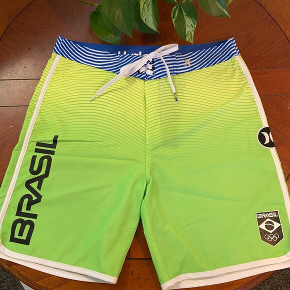 Men's Hurley Brazil Olympic Board/Swim Shorts - Picture 1 of 3